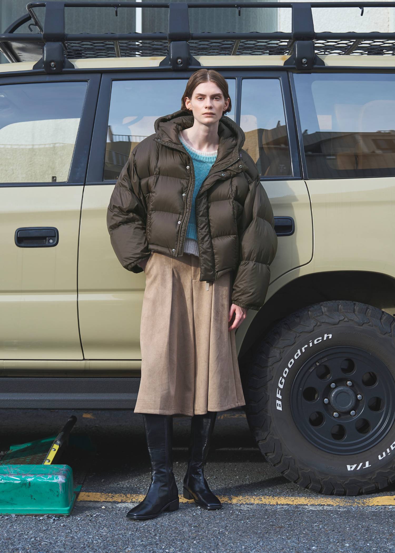 【TAION × WILLFULLY】momo puff flier down coat