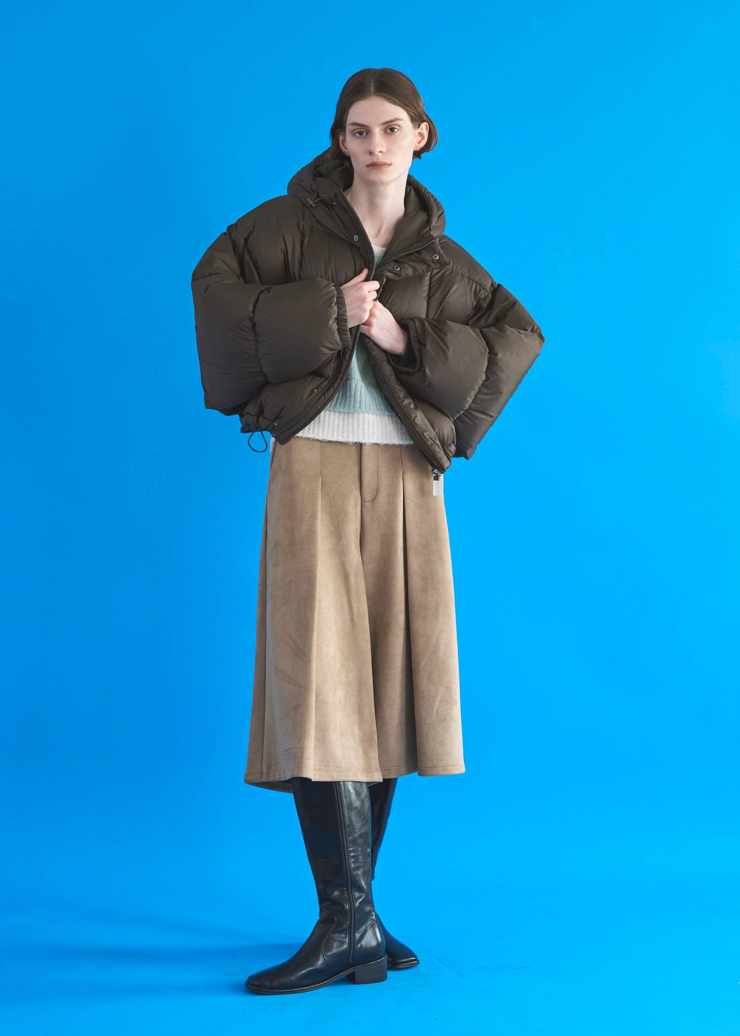 【TAION × WILLFULLY】momo puff flier down coat