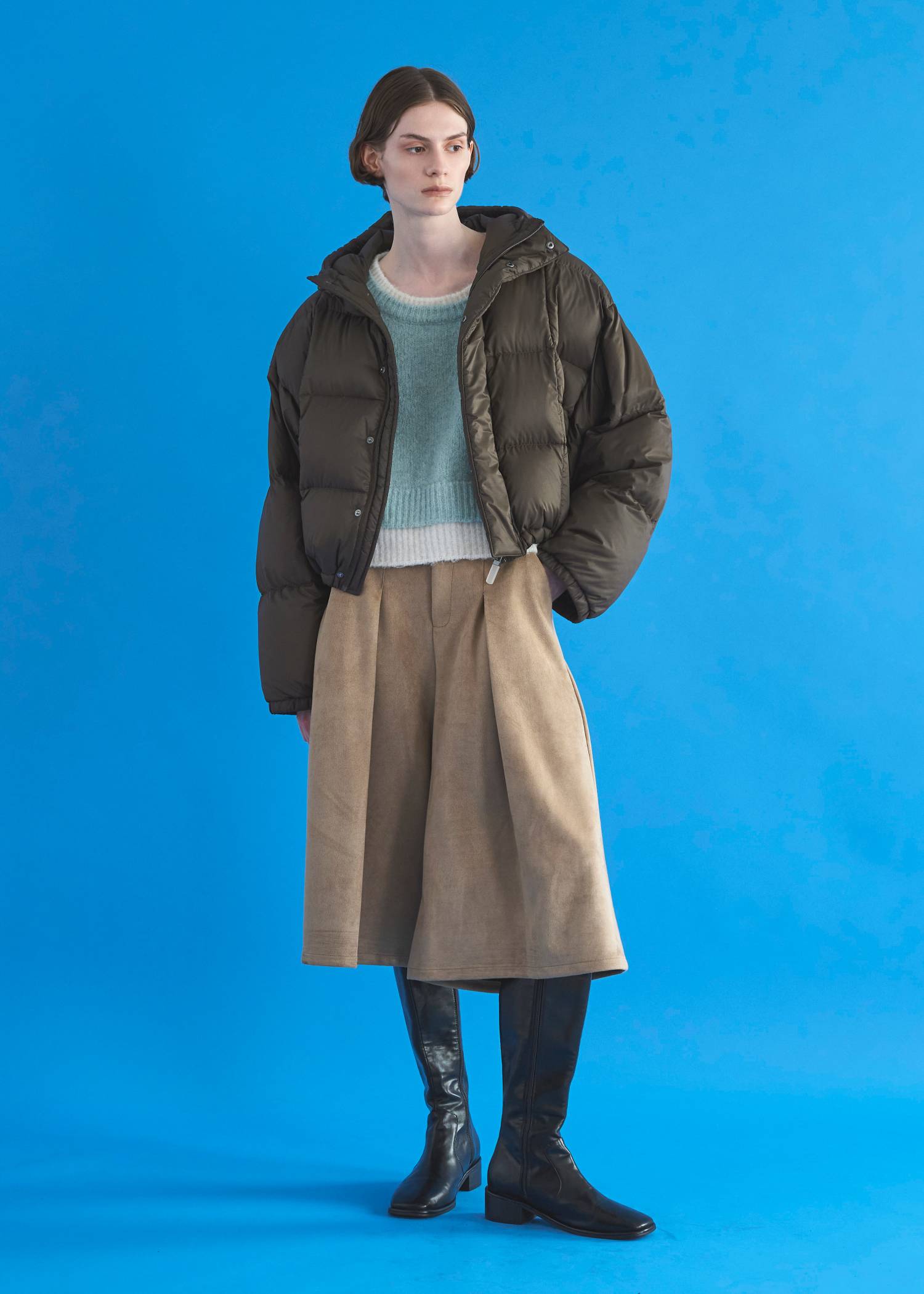 【TAION × WILLFULLY】momo puff flier down coat