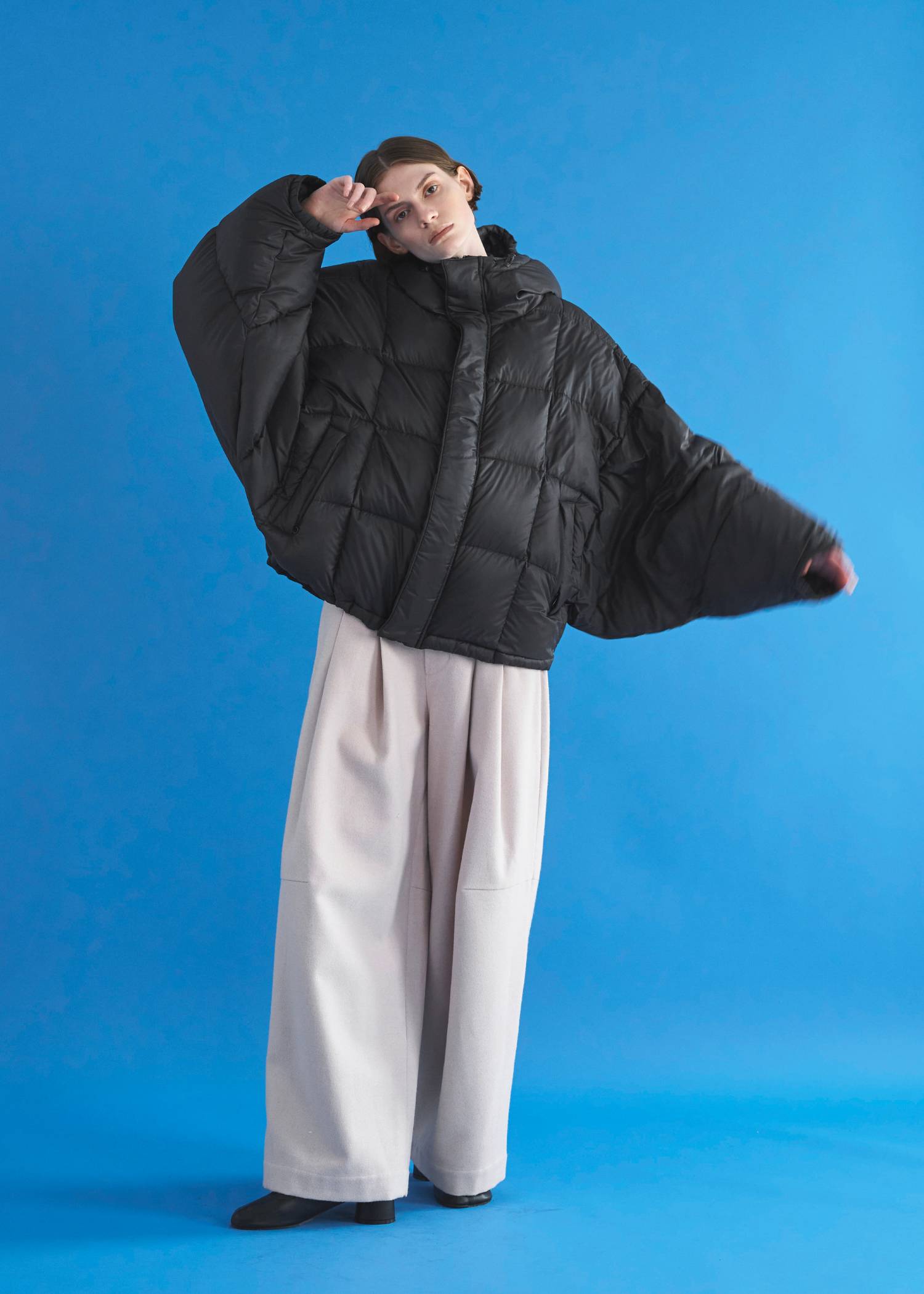 【TAION × WILLFULLY】momo puff flier down coat