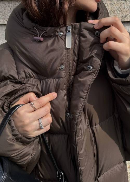 【TAION × WILLFULLY】momo puff flier down coat