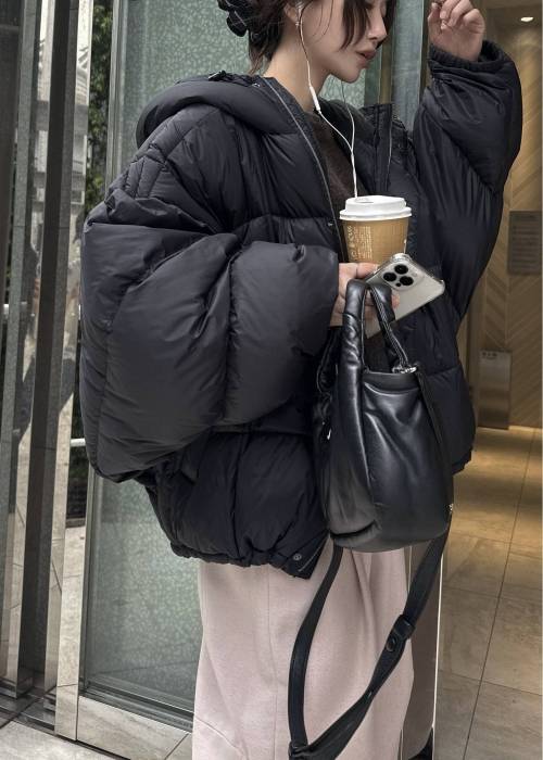 【TAION × WILLFULLY】momo puff flier down coat