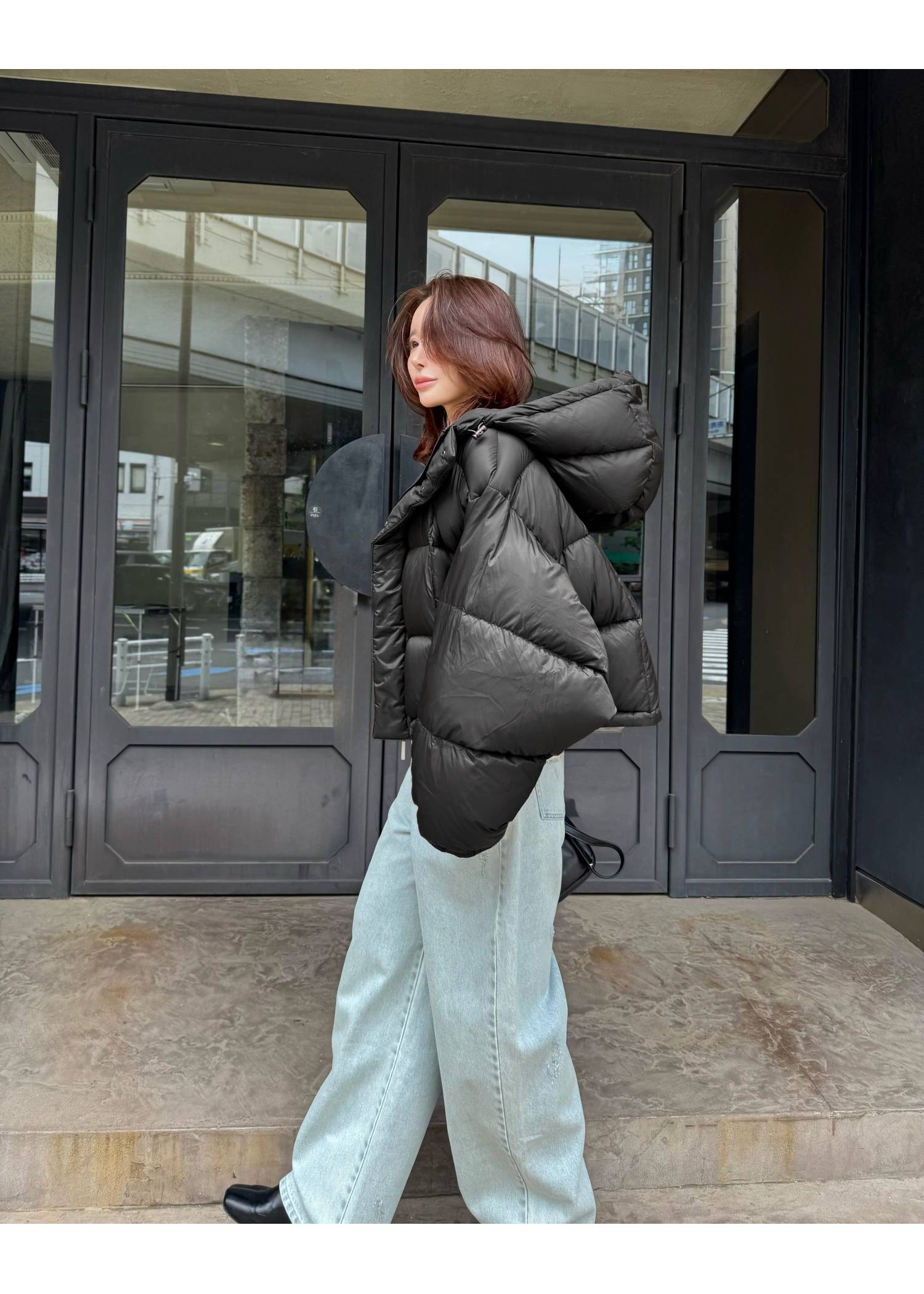 【TAION × WILLFULLY】momo puff flier down coat