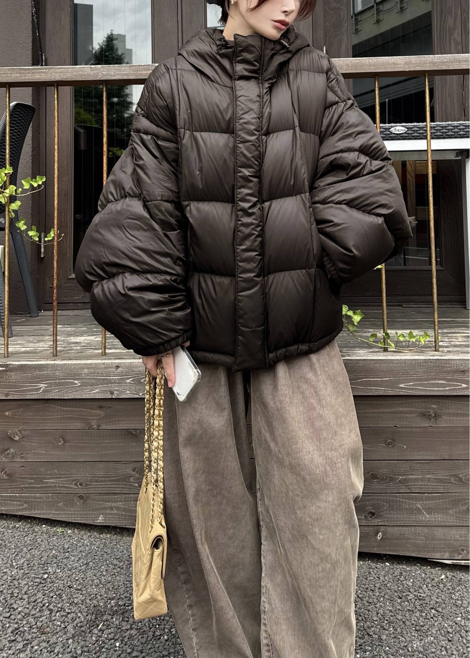 【TAION × WILLFULLY】momo puff flier down coat