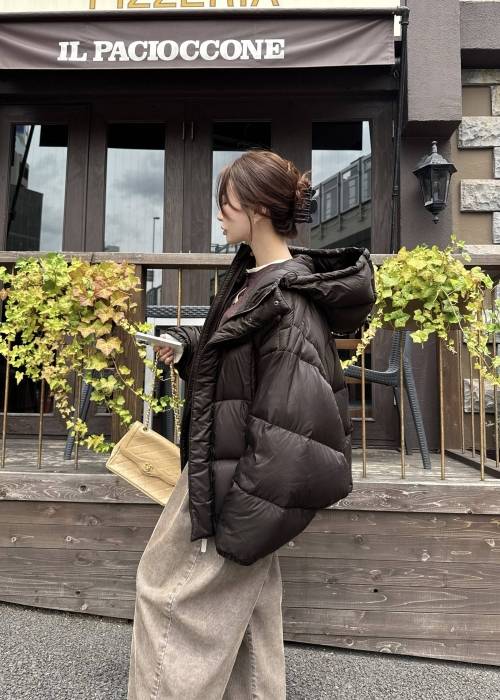 【TAION × WILLFULLY】momo puff flier down coat