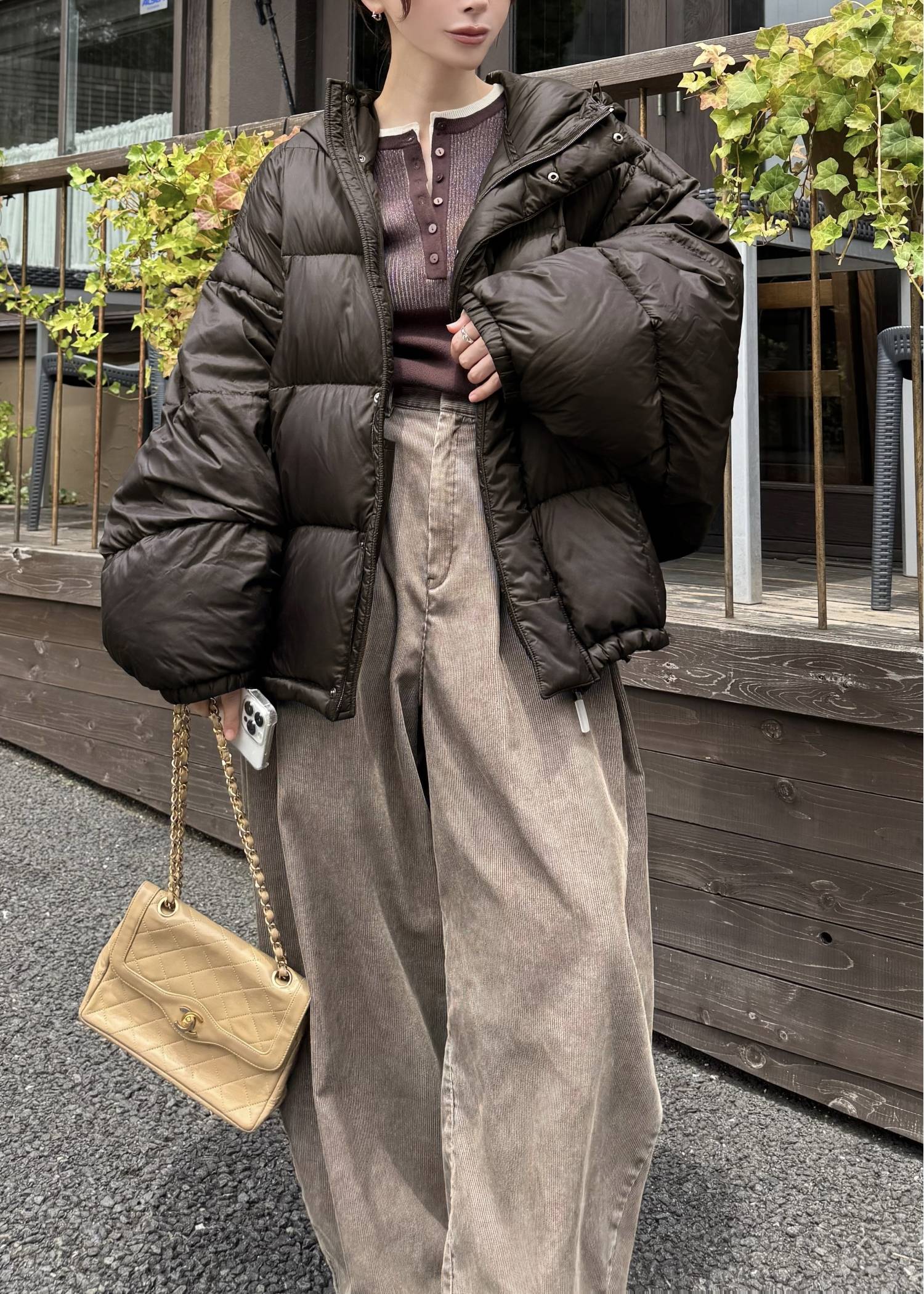 【TAION × WILLFULLY】momo puff flier down coat