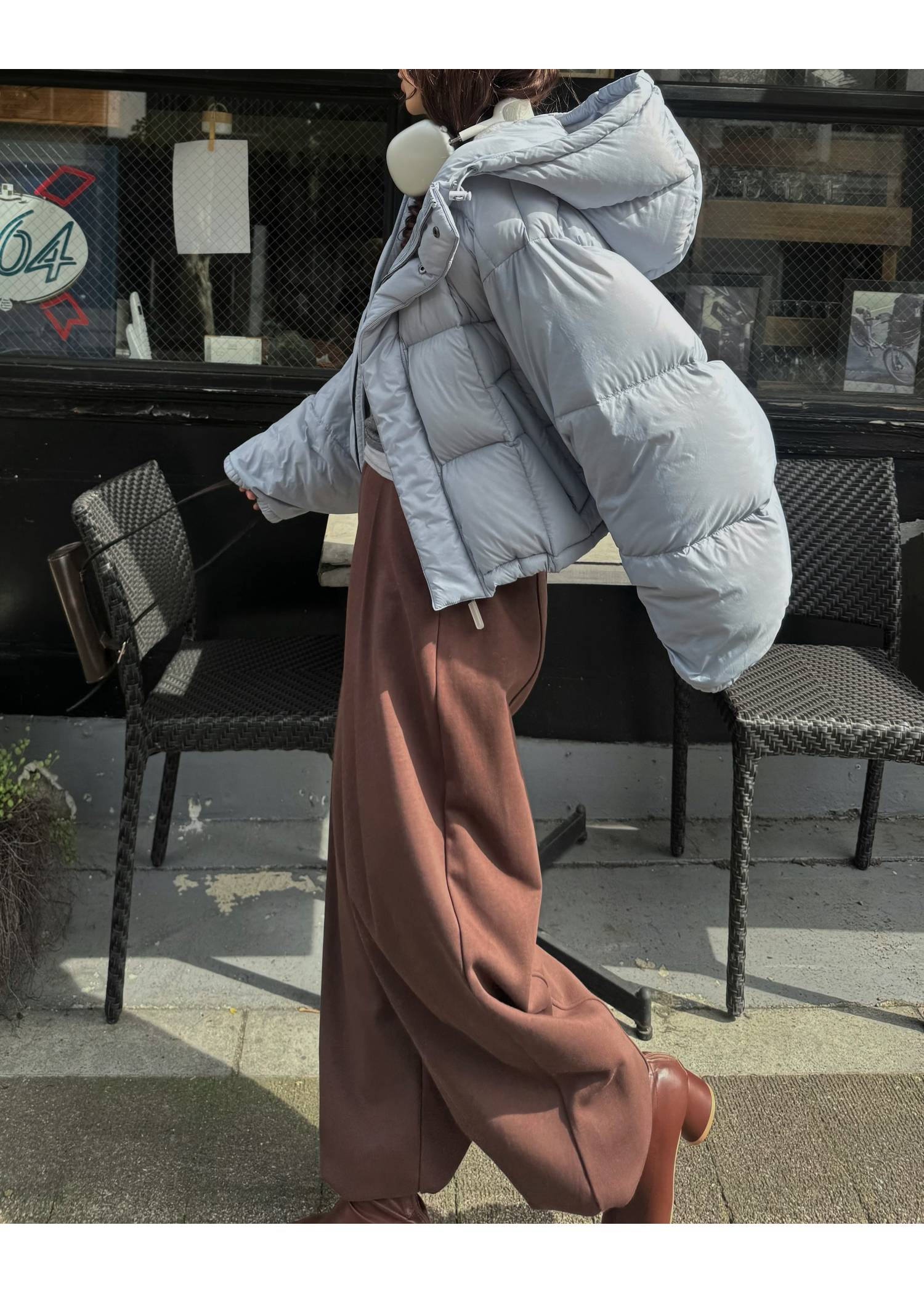 【TAION × WILLFULLY】momo puff flier down coat