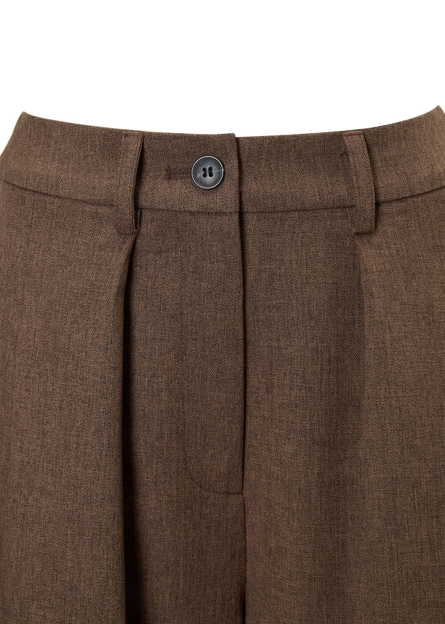 herringbone comfort tuck slacks PT