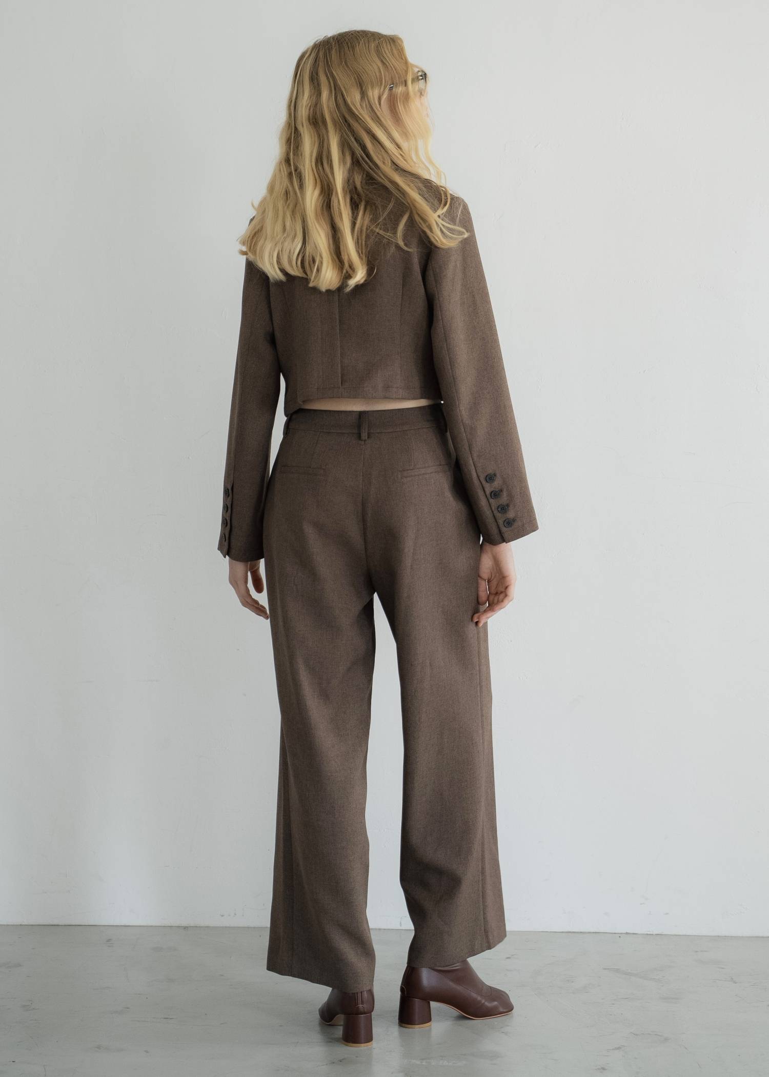 herringbone comfort tuck slacks PT