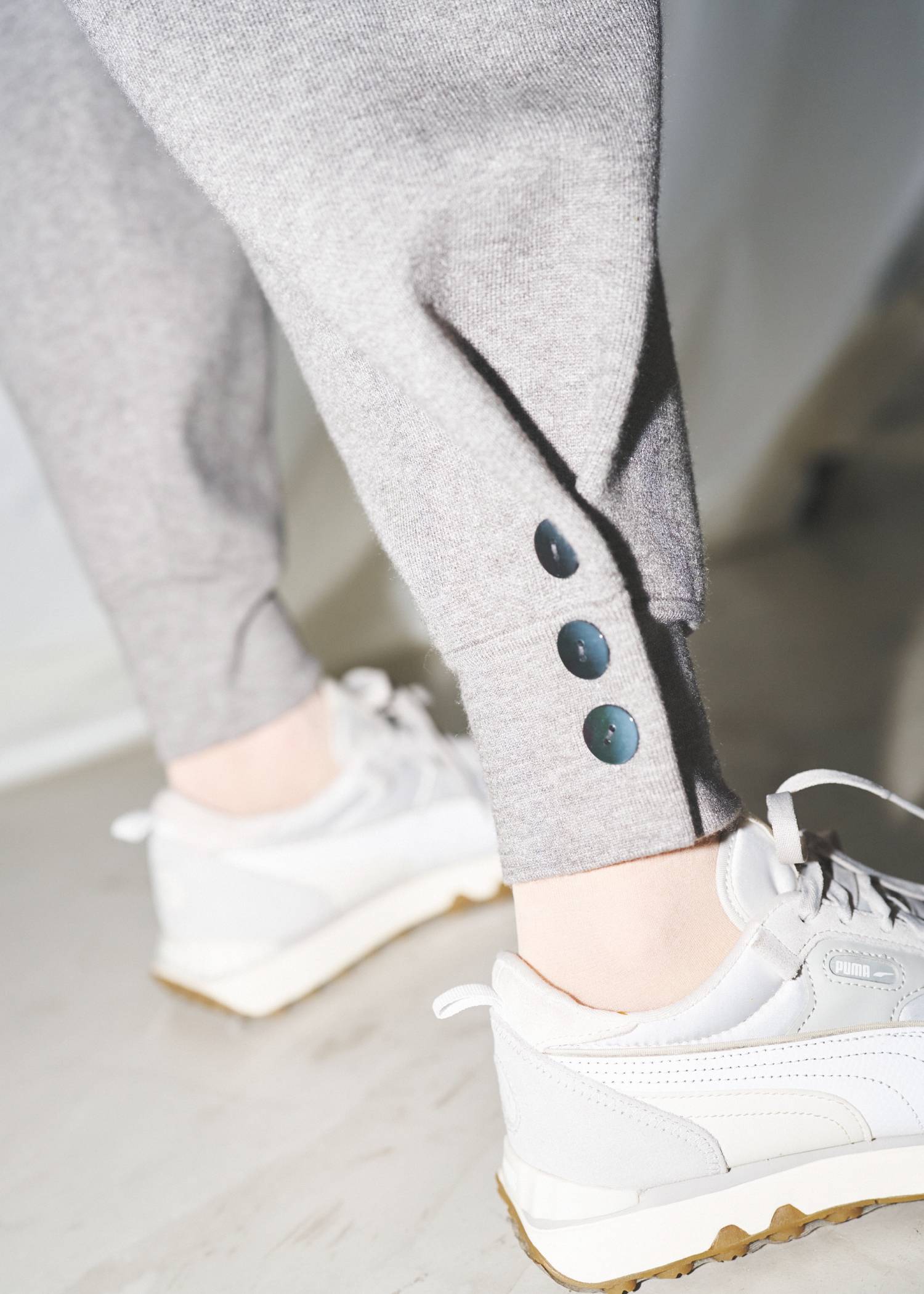 button cuffs convert hem jogger knit PT