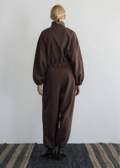deep tuck drawstring hem sweat PT