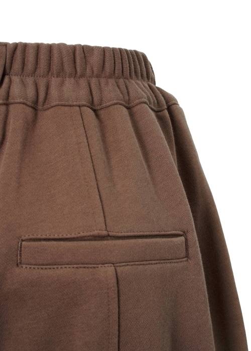 deep tuck drawstring hem sweat PT