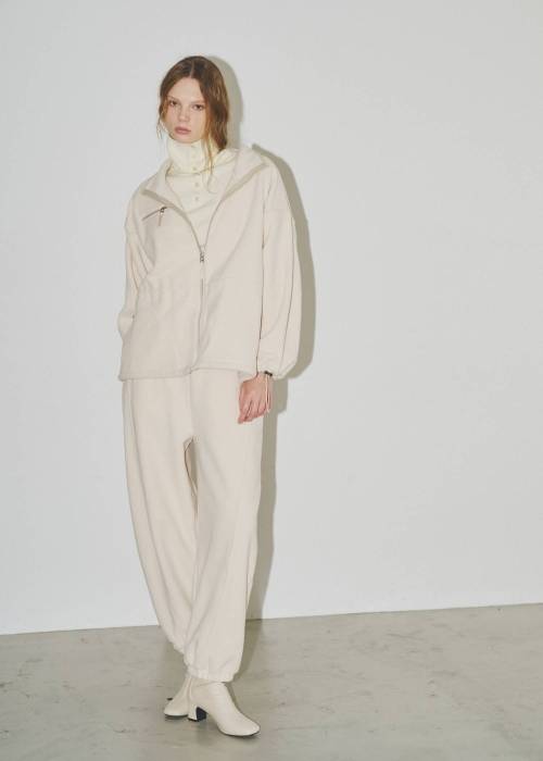 waist drawstring fleece PT
