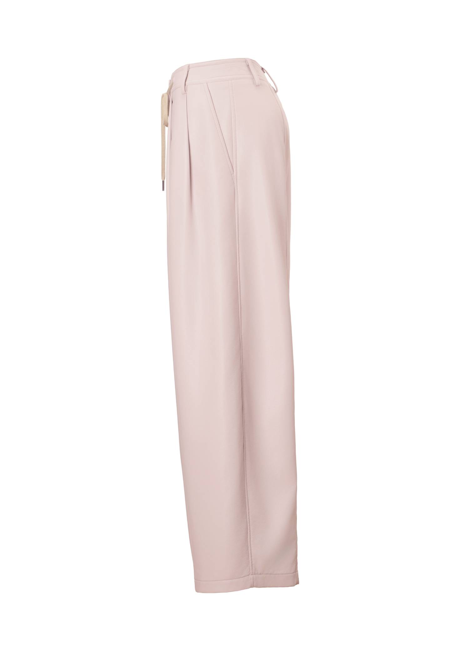soft synthetic leather relaxed tuck PT