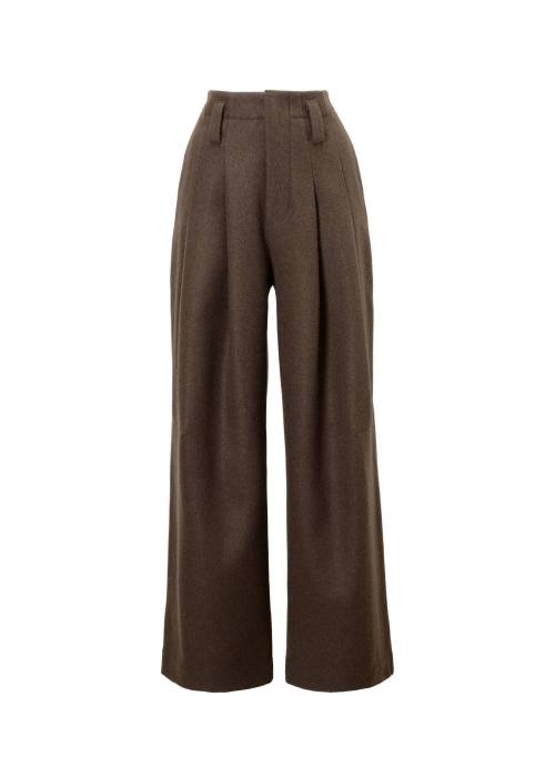 wool touch tuck wide PT