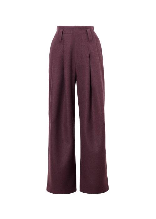 wool touch tuck wide PT