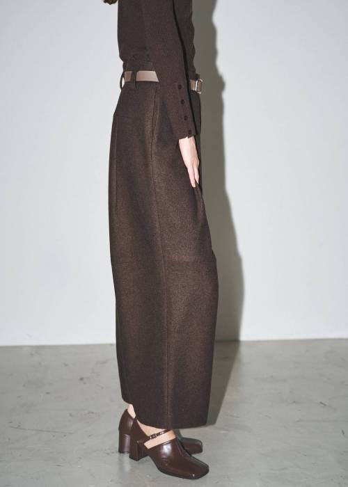 wool touch tuck wide PT