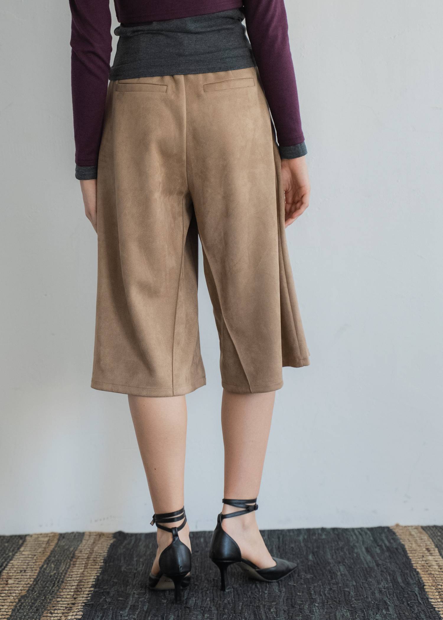 front tuck midi length flare PT