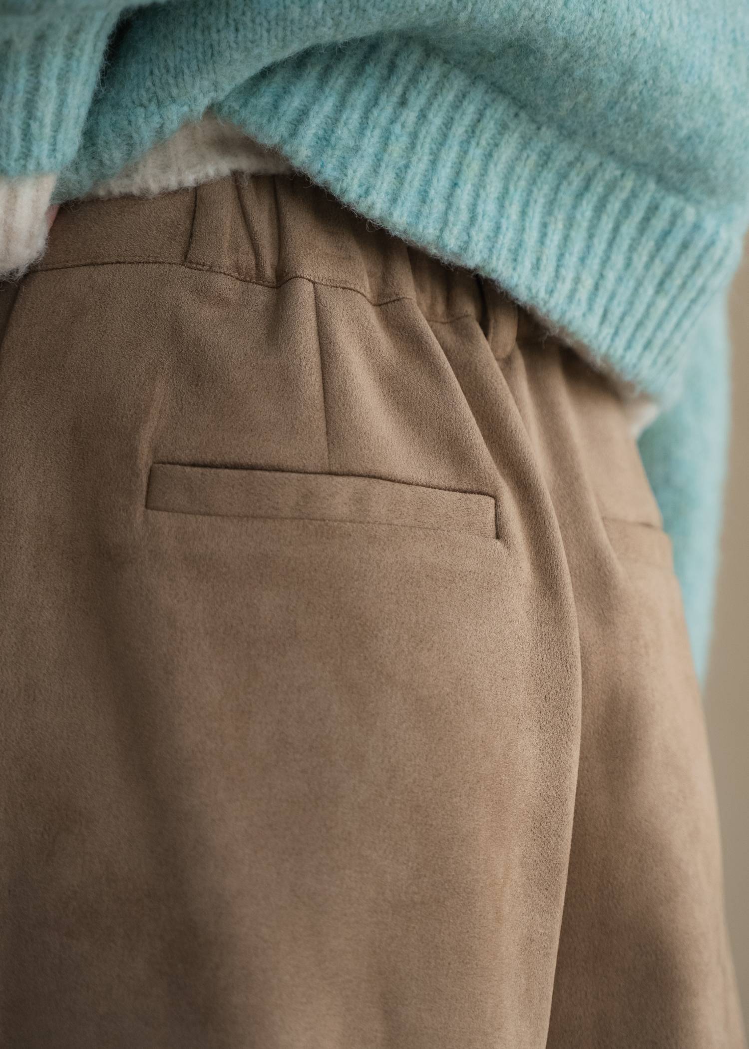 front tuck midi length flare PT