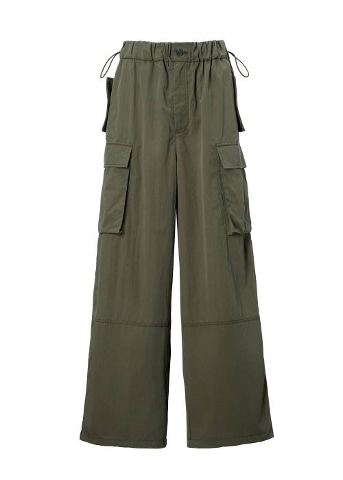 waist drawstring cargo pocket PT