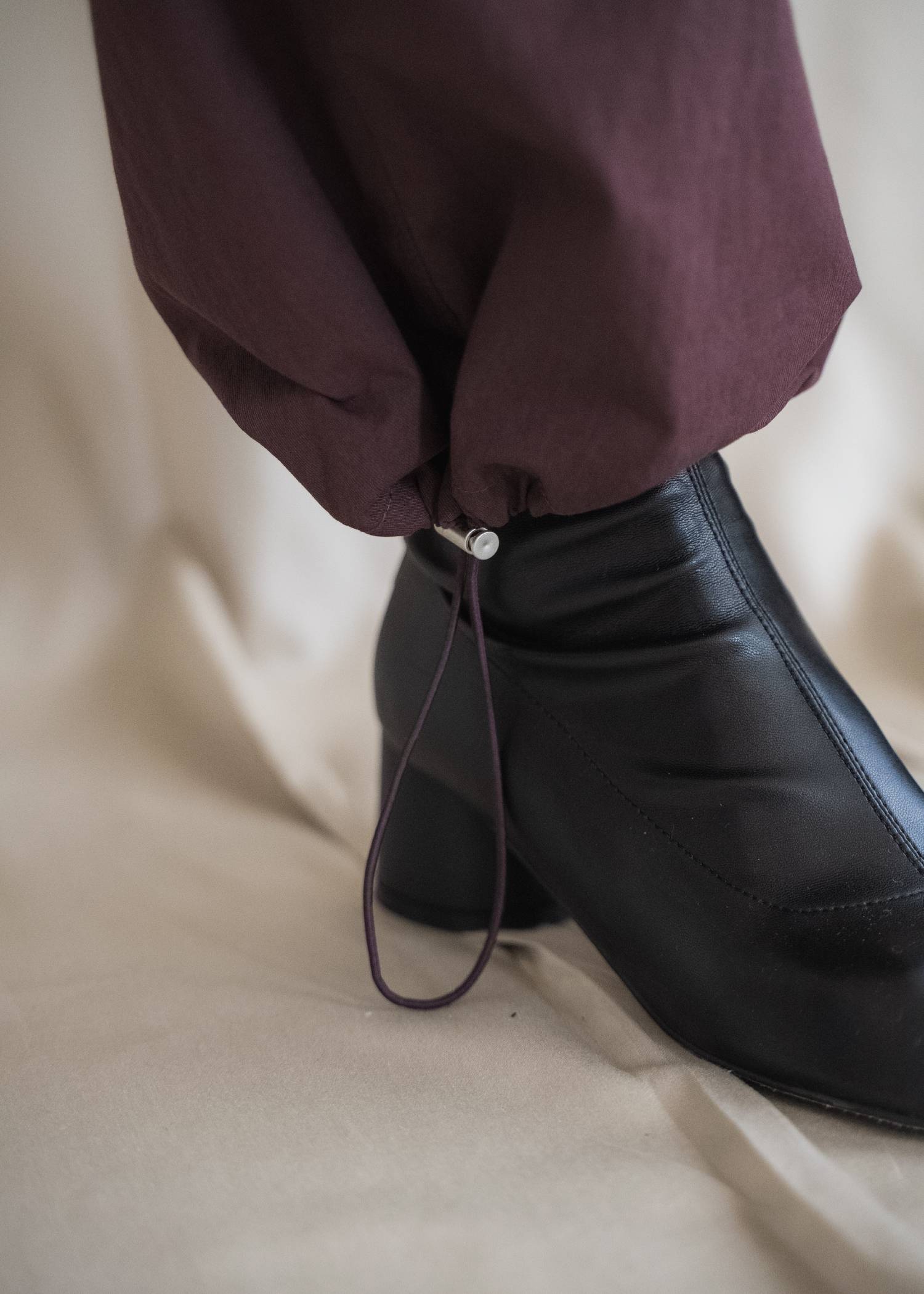 waist drawstring cargo pocket PT