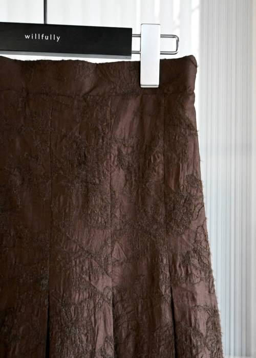 sheer lace pleats medium SK