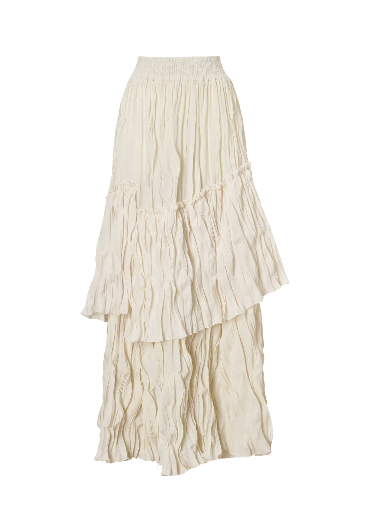 random tiered crinkle maxi SK