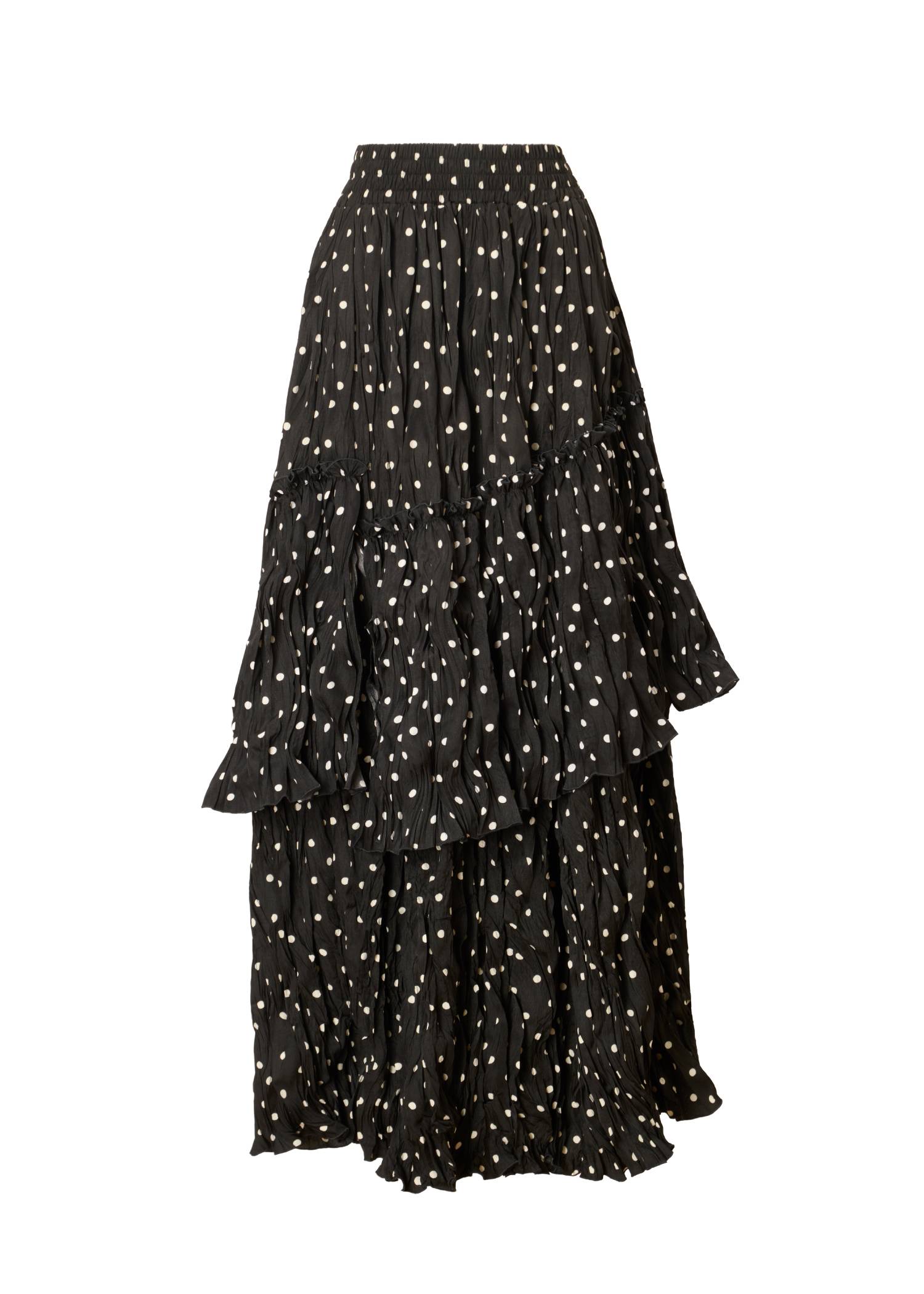 random tiered crinkle maxi SK