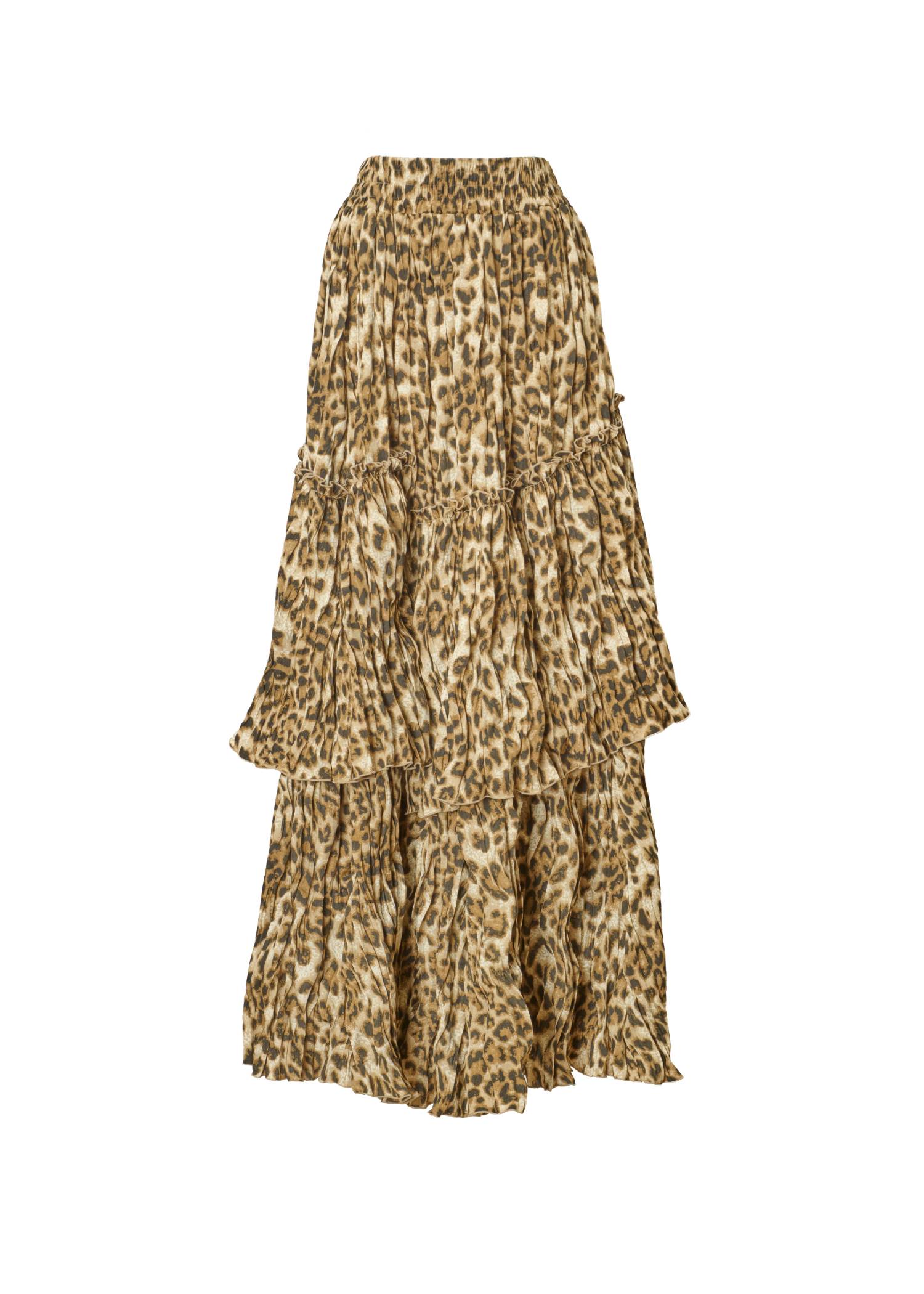 random tiered crinkle maxi SK