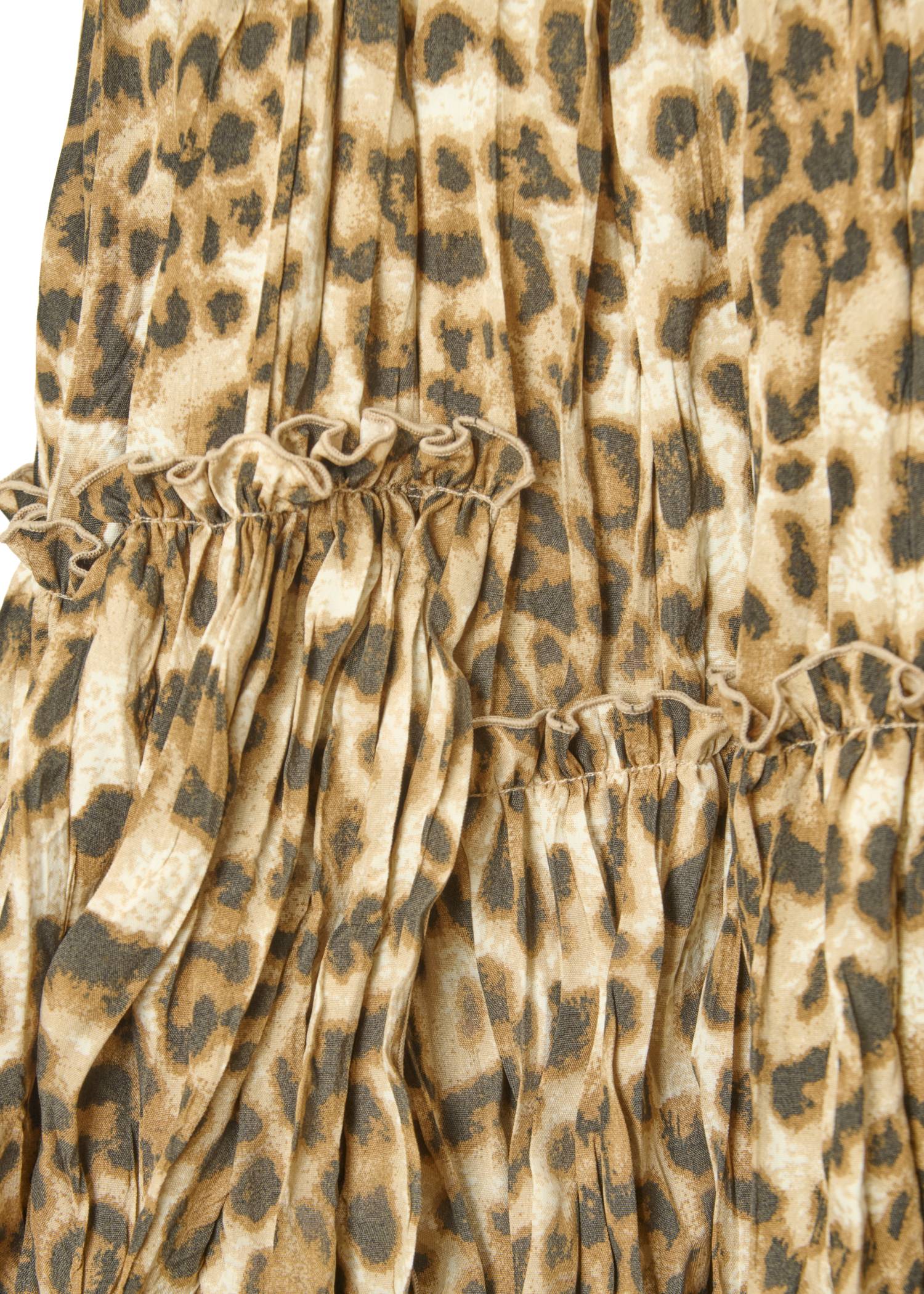 random tiered crinkle maxi SK