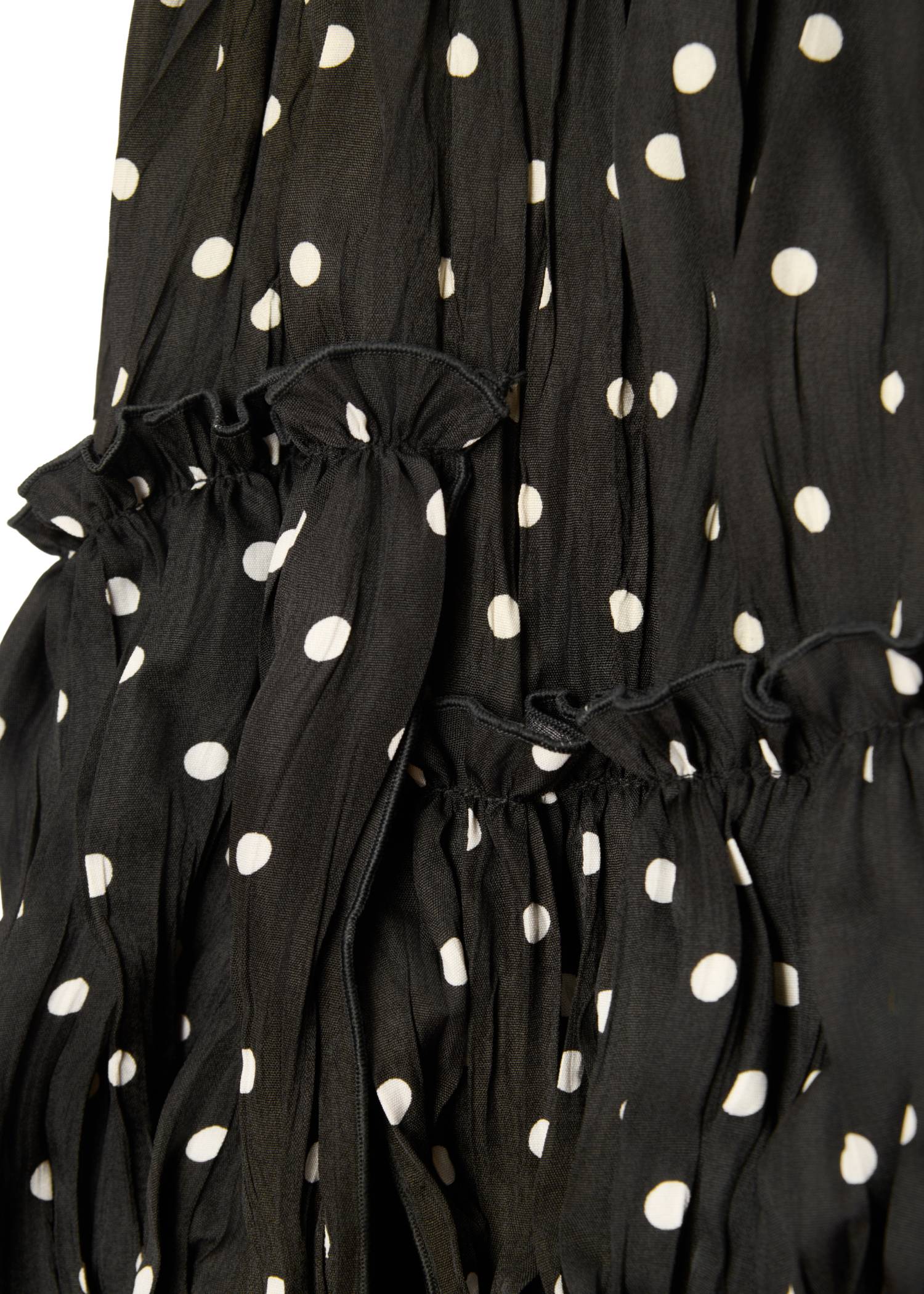 random tiered crinkle maxi SK
