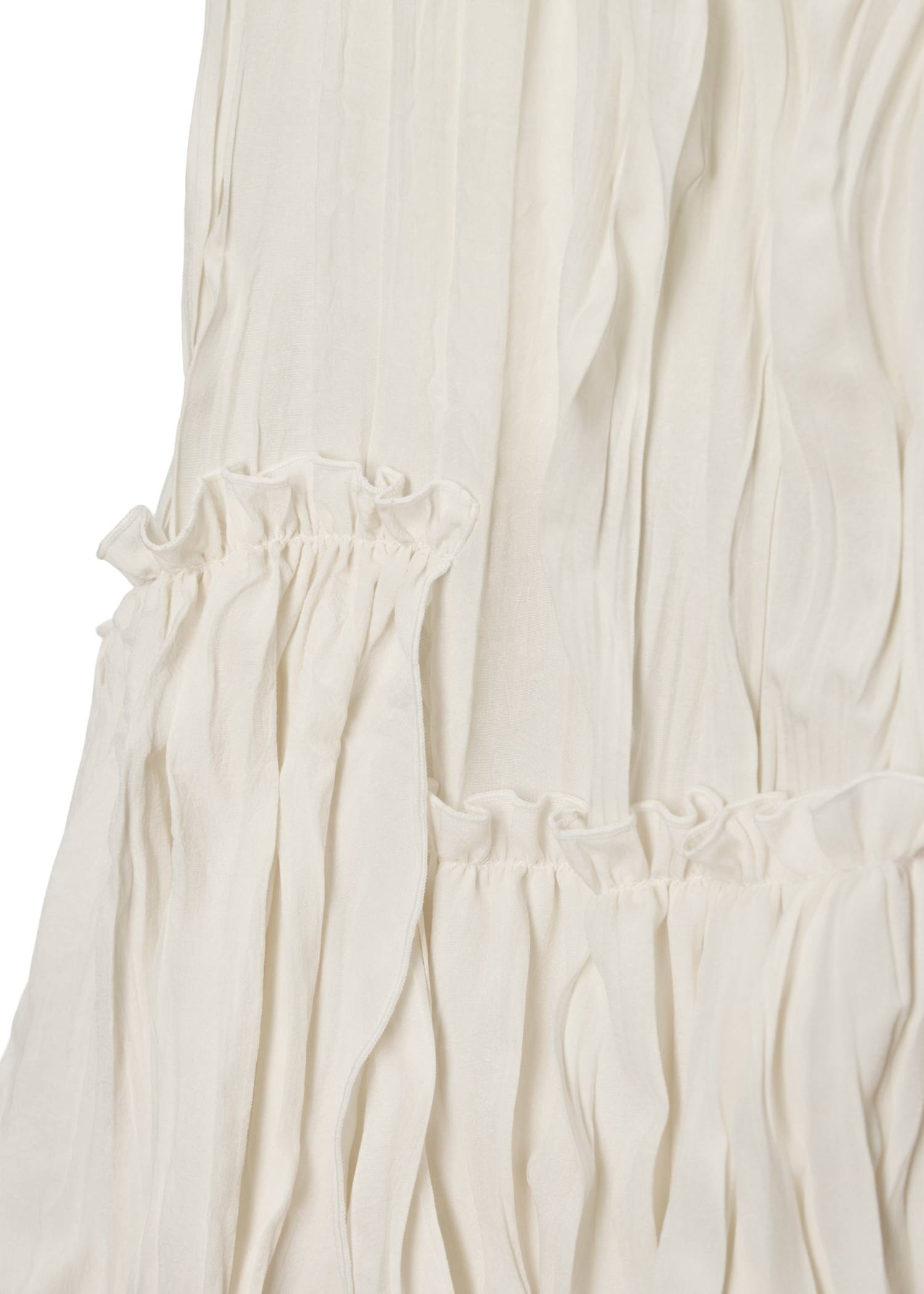 random tiered crinkle maxi SK