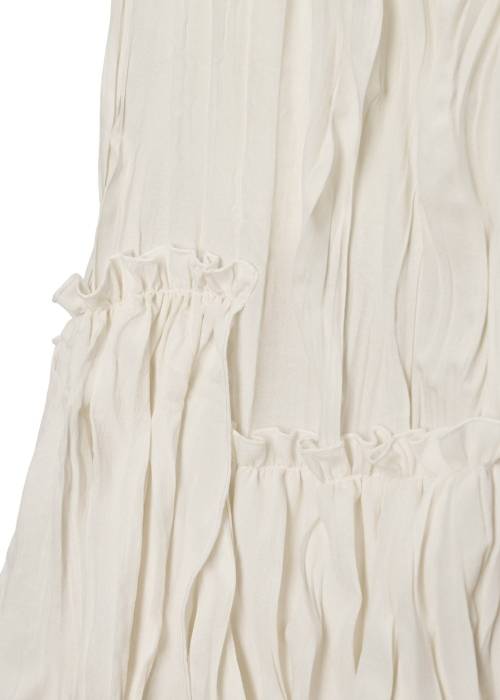random tiered crinkle maxi SK