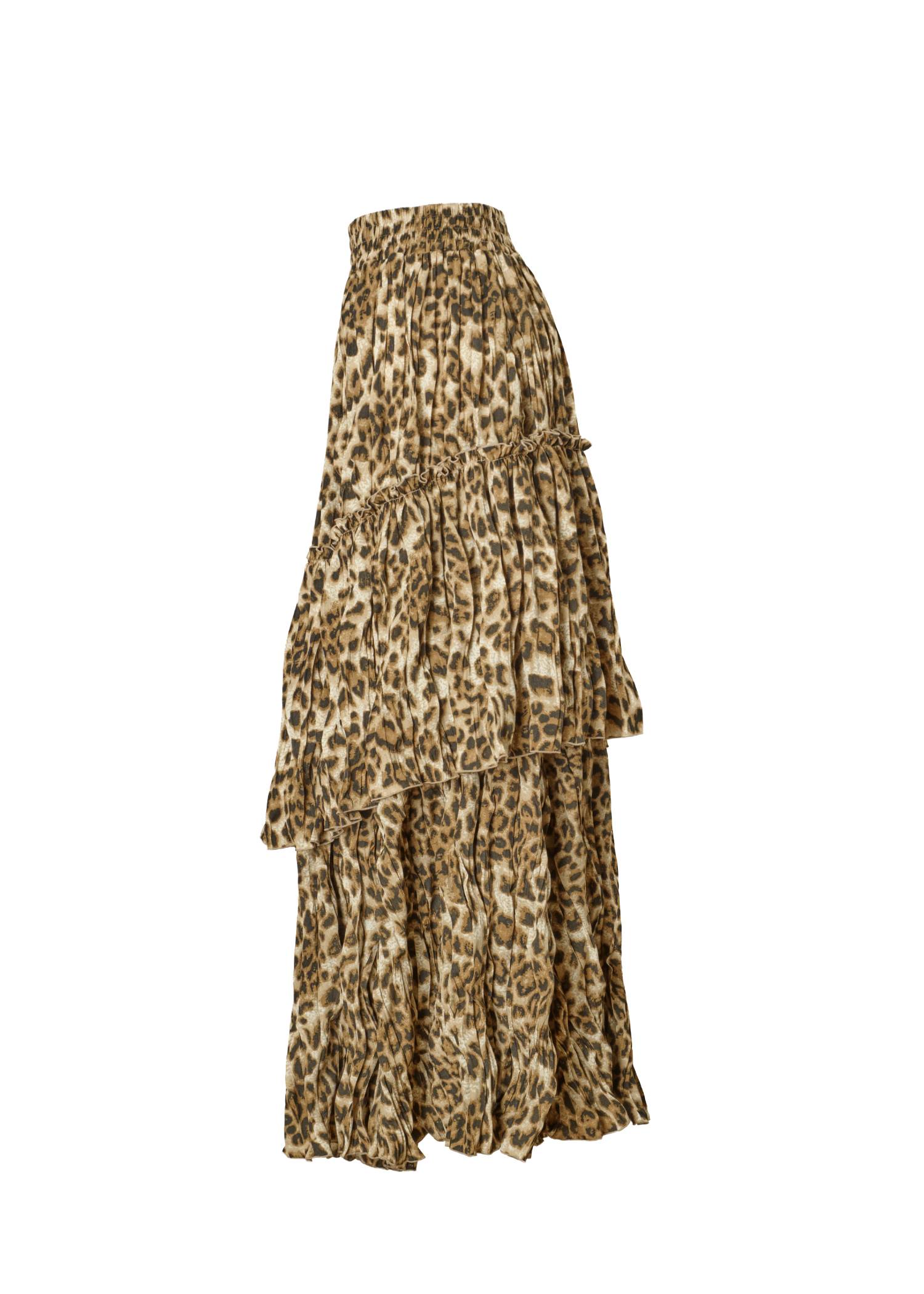 random tiered crinkle maxi SK