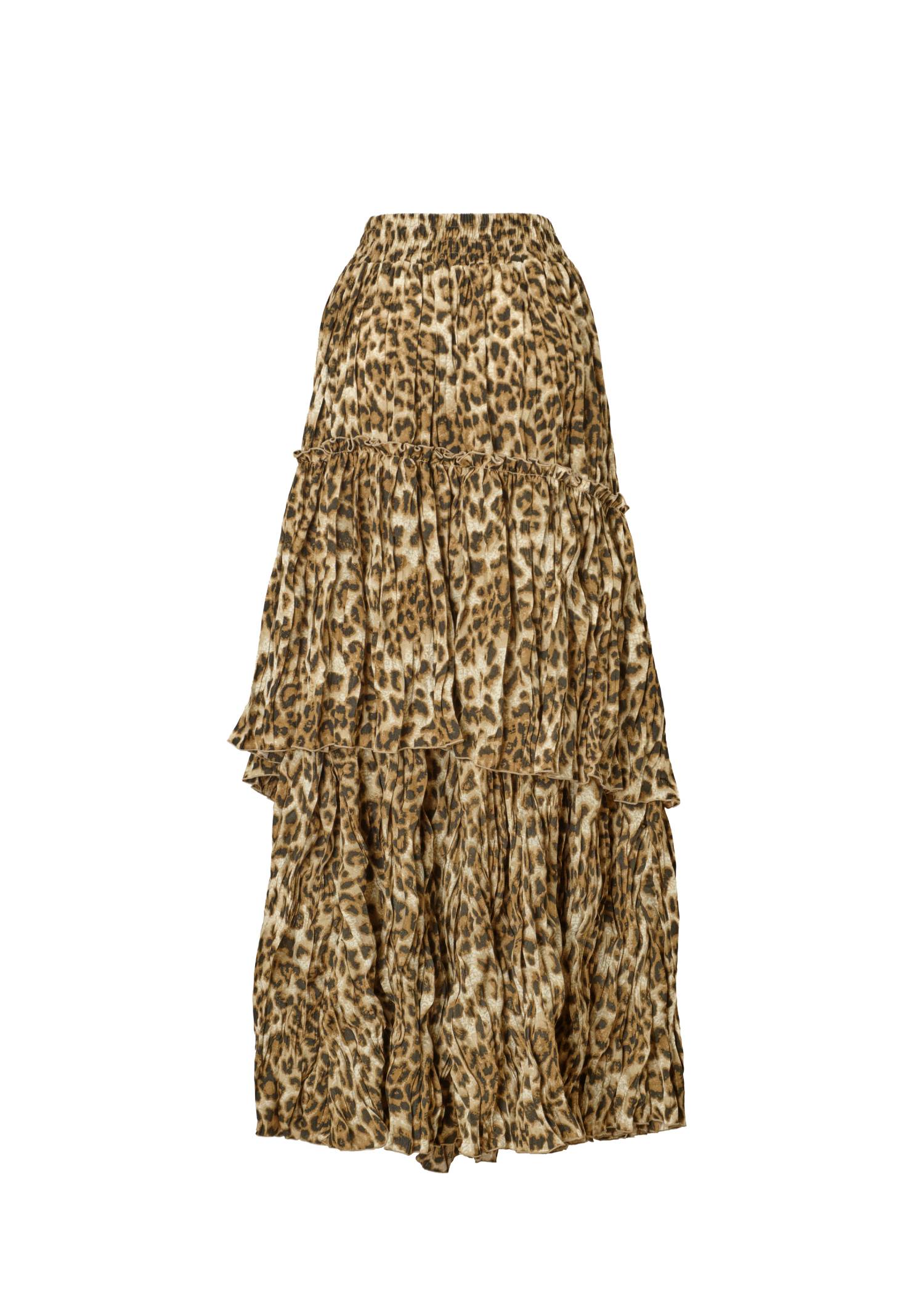 random tiered crinkle maxi SK