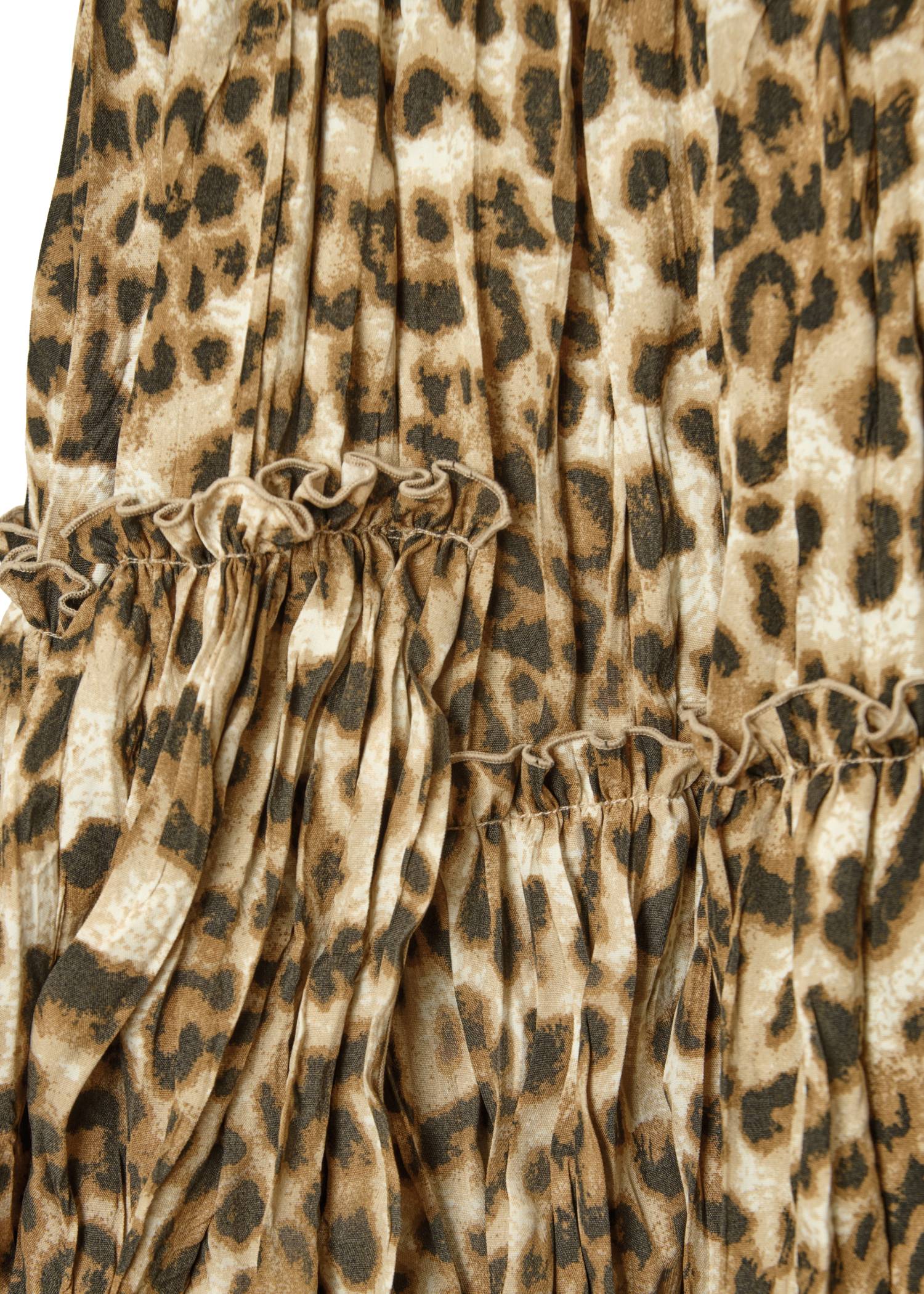random tiered crinkle maxi SK