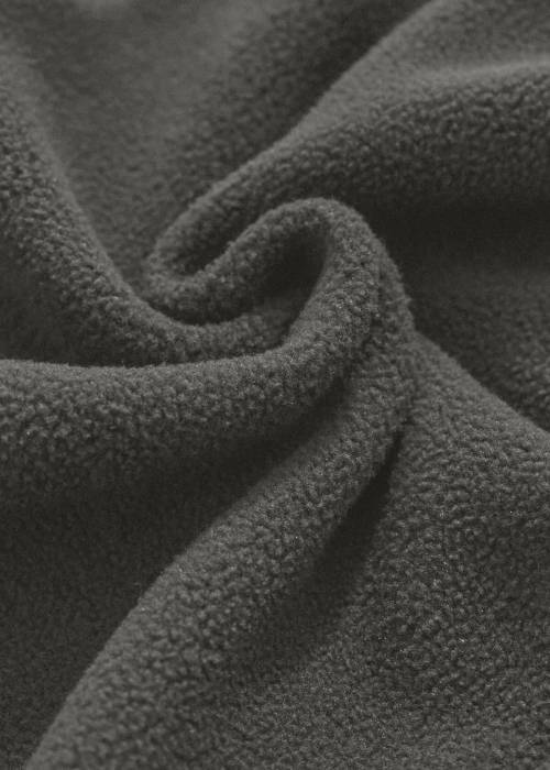 drawstring piping fleece tops