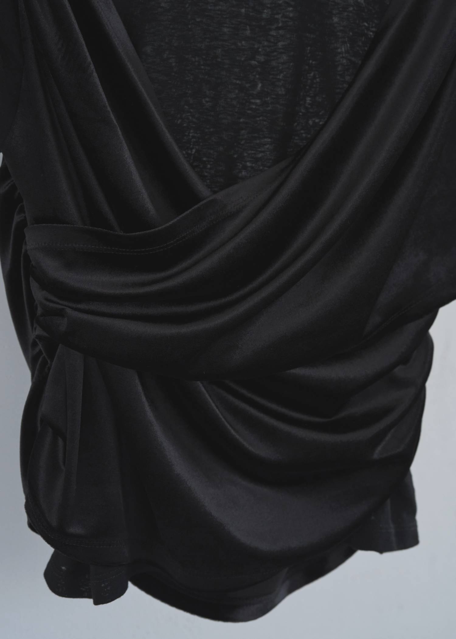 cache coeur mix slub velour tops