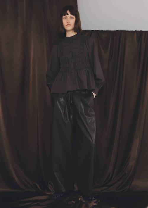 shirring bustier design BL