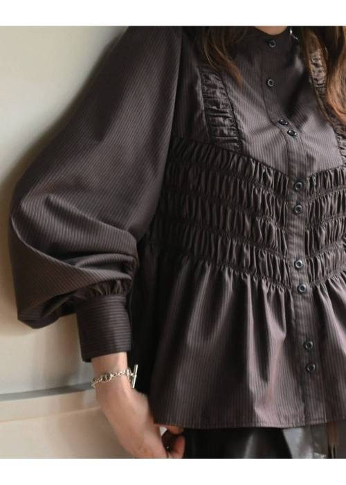 shirring bustier design BL