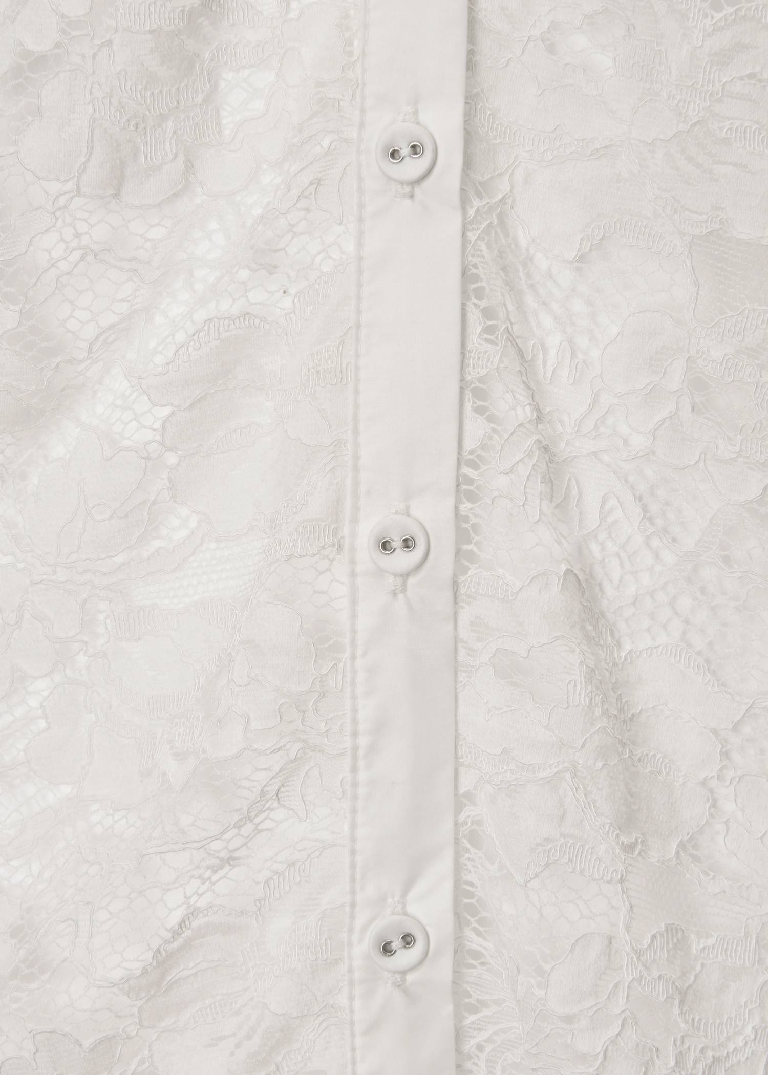 scallop all over lace candy sleeve BL