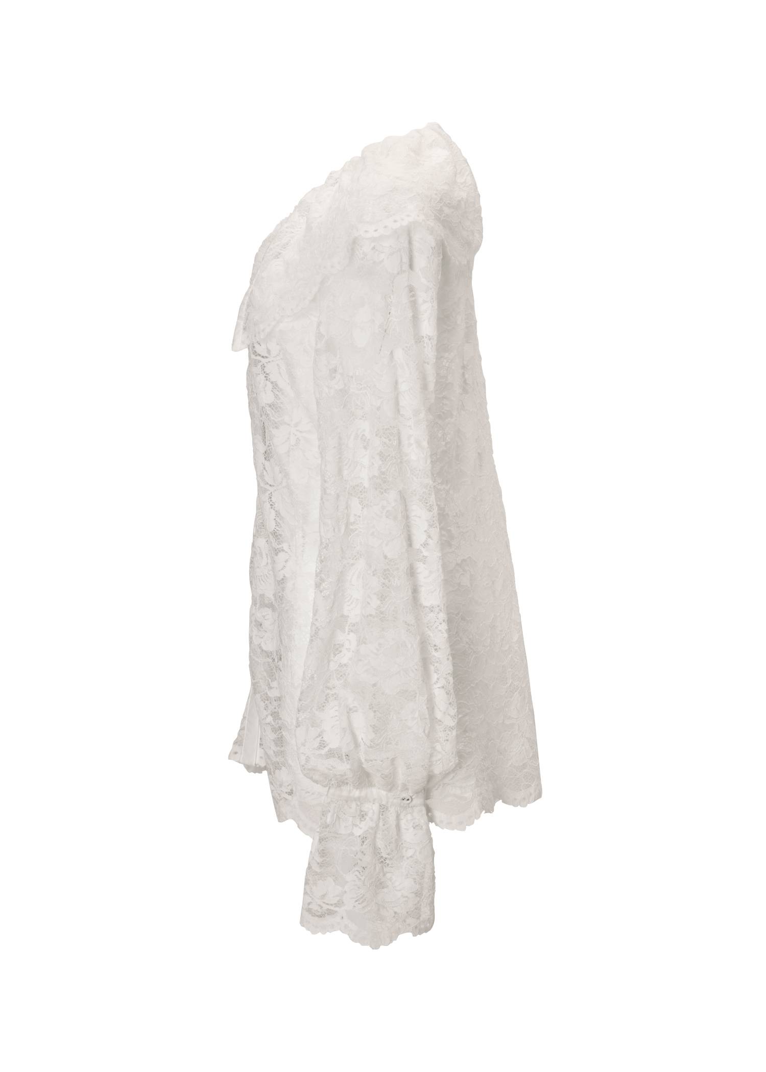 scallop all over lace candy sleeve BL