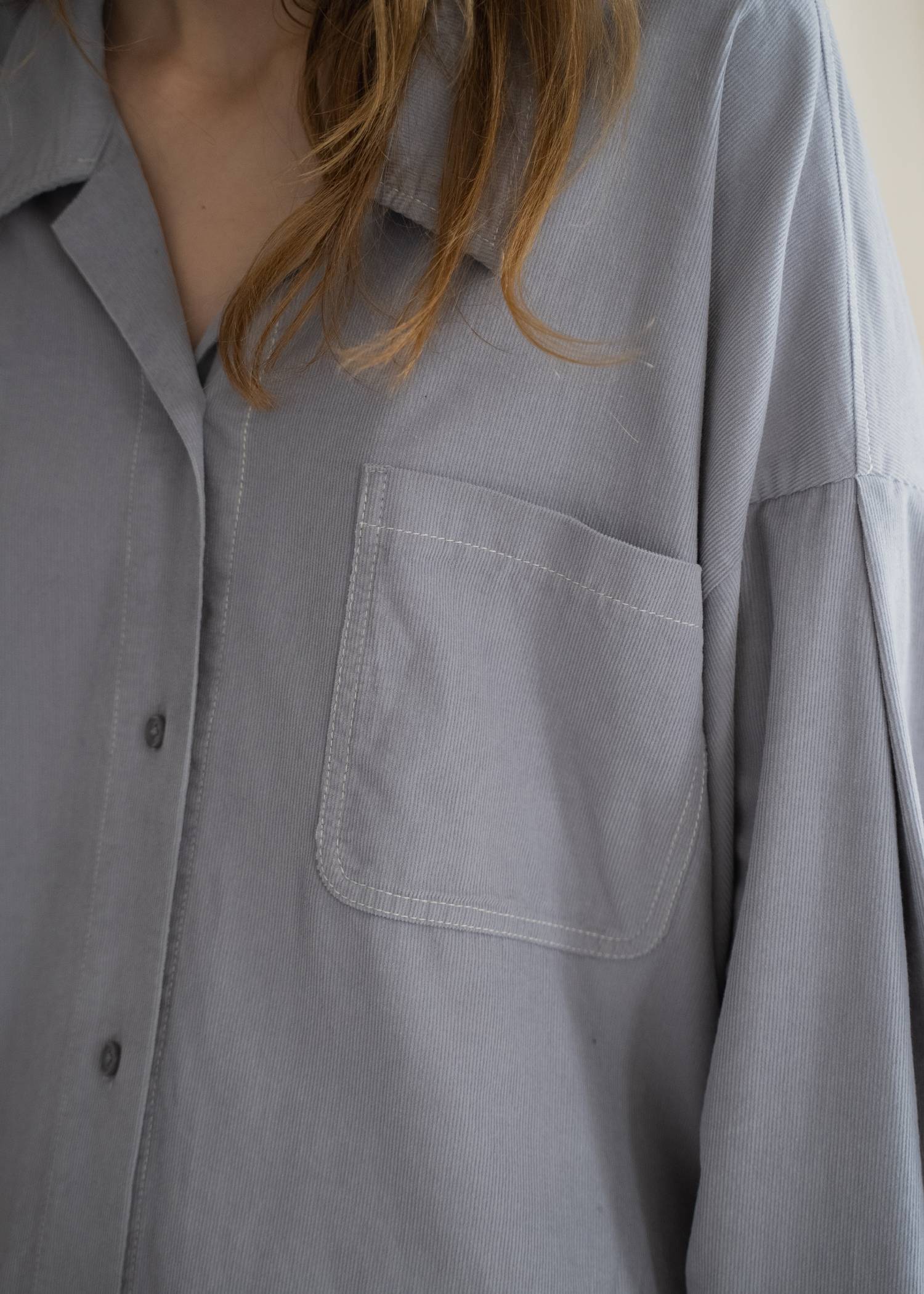 over size corduroy SH