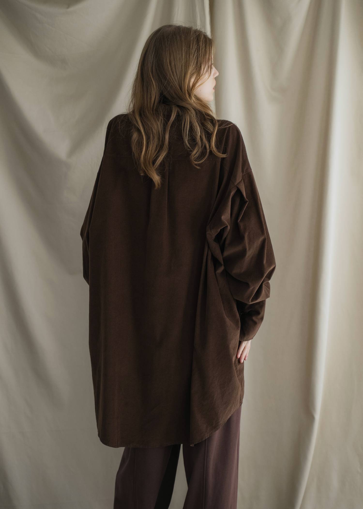 over size corduroy SH