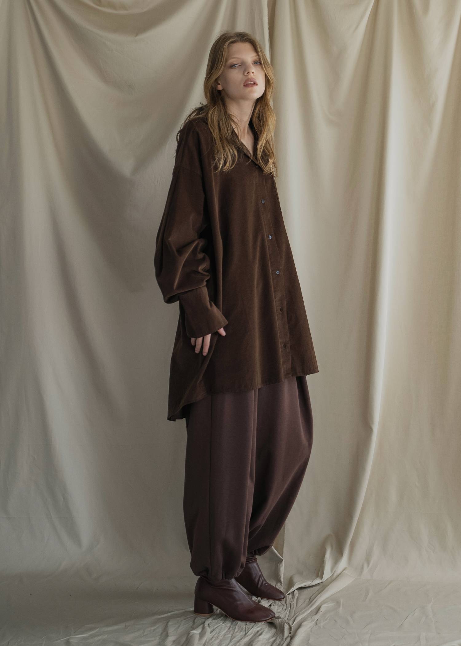 over size corduroy SH