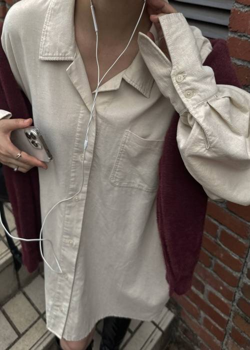 over size corduroy SH