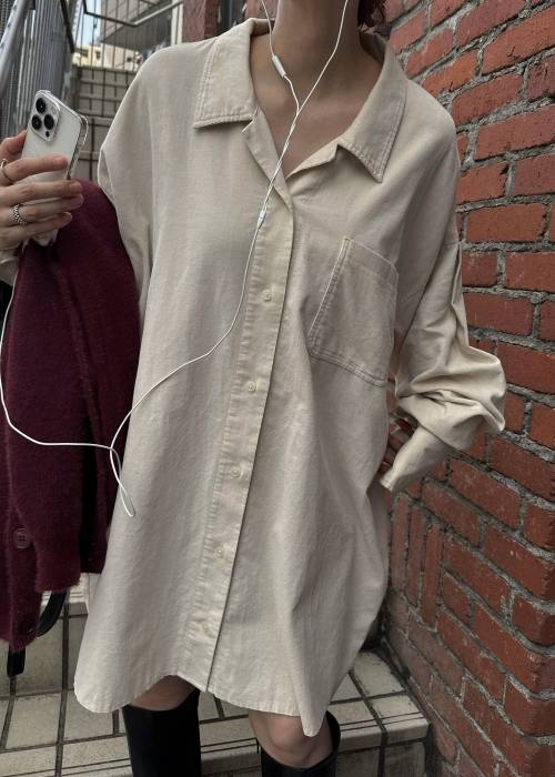 over size corduroy SH