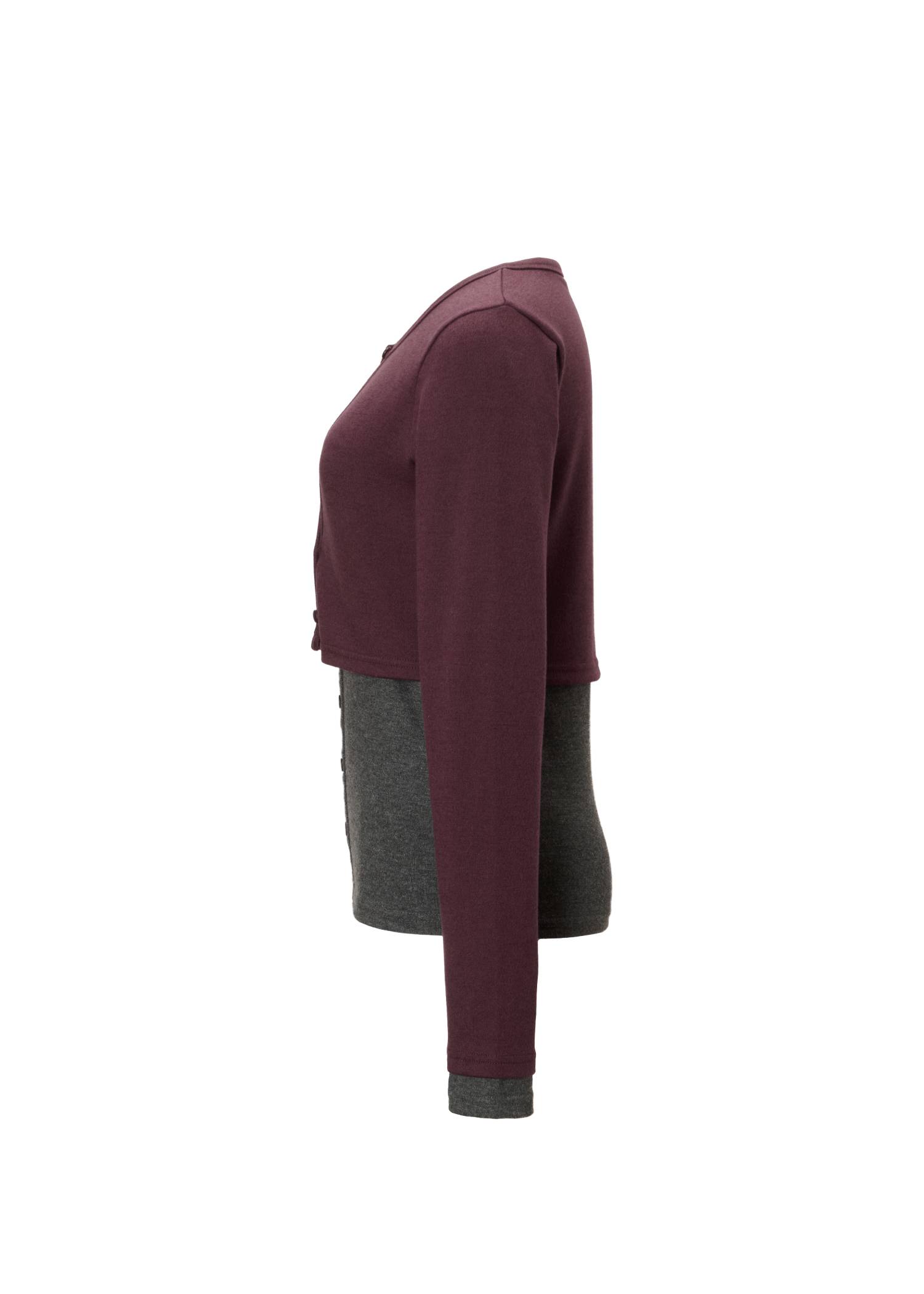 bicolor layered warm touch tops