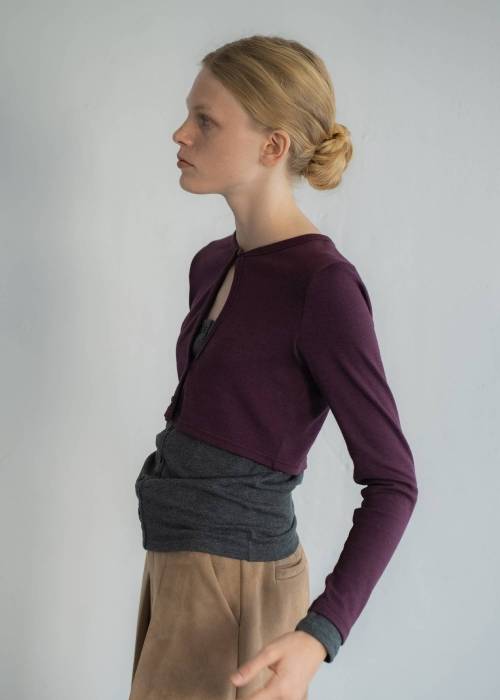 bicolor layered warm touch tops