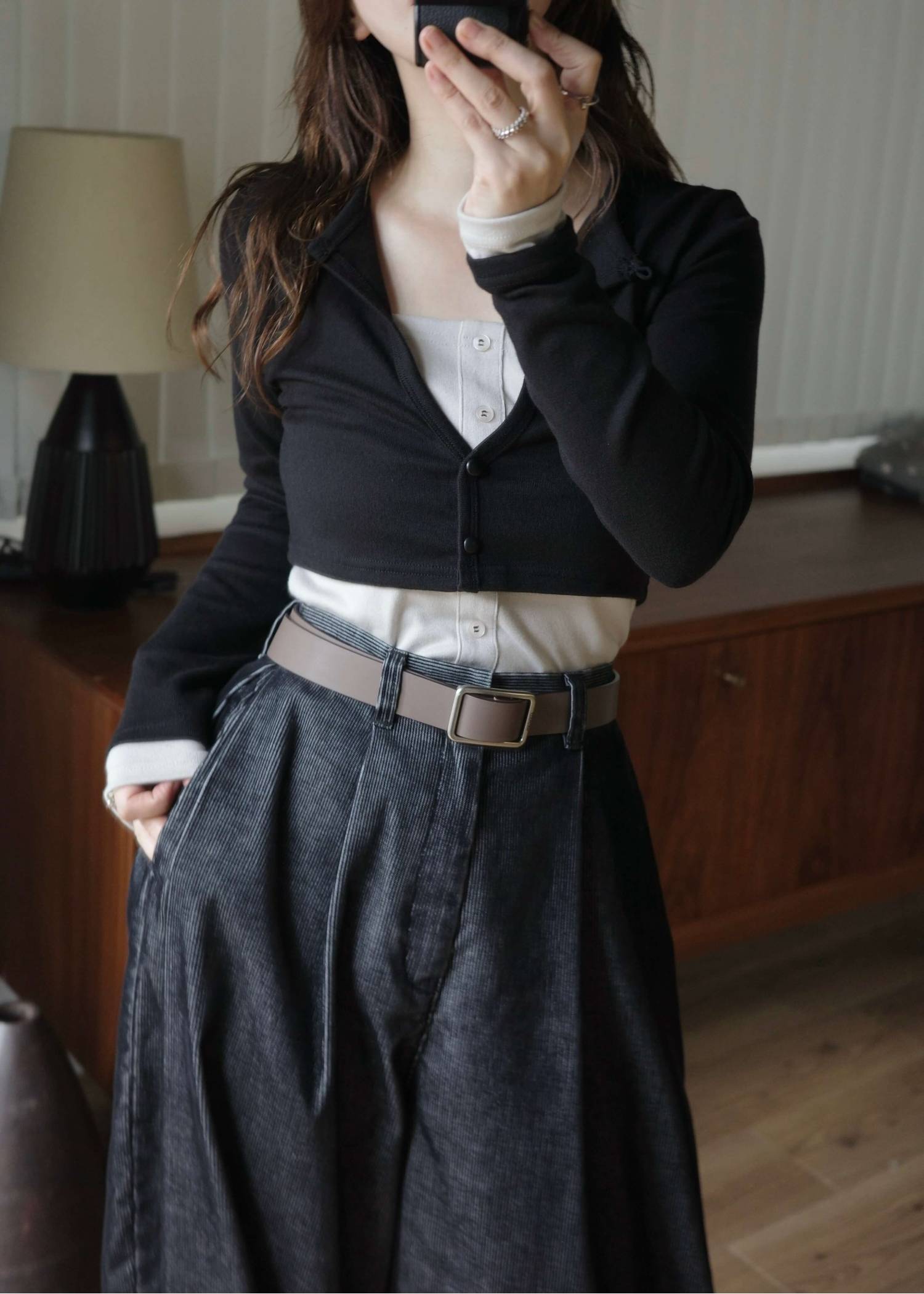 bicolor layered warm touch tops